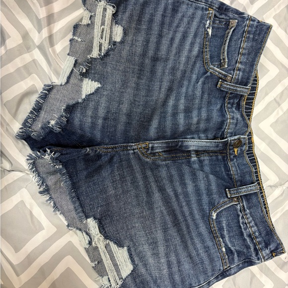 aerie Pants - Aerie Classic Blue Denim Shorts Size Large